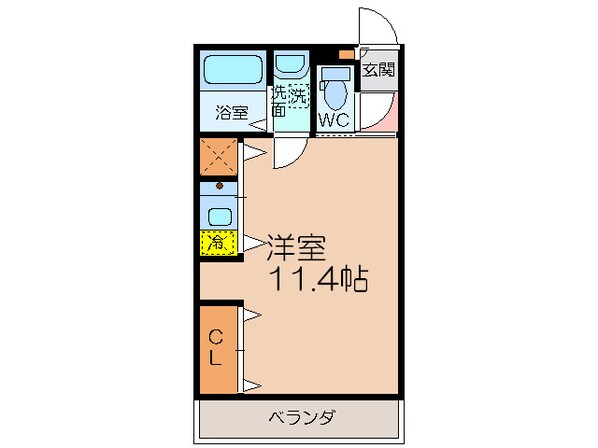 ファミール天神の物件間取画像